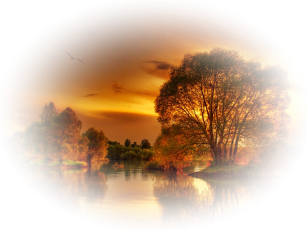 Пейзажи с размытыми краями