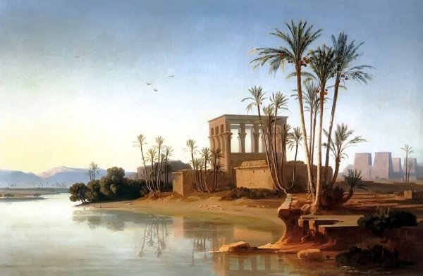 Гелиополь древний Египет в живописи