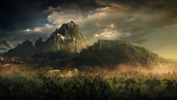 Средиземье одинокая гора