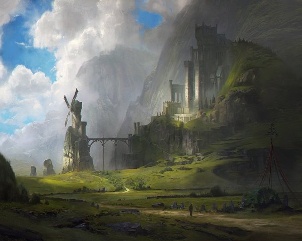 Руины башни ДНД арт