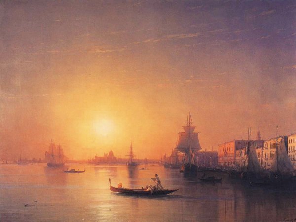 Айвазовский Иван Константинович, 1870 год - морской пейзаж