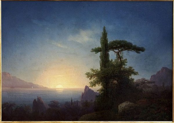 Иван Айвазовский Аю-Даг в туманный день