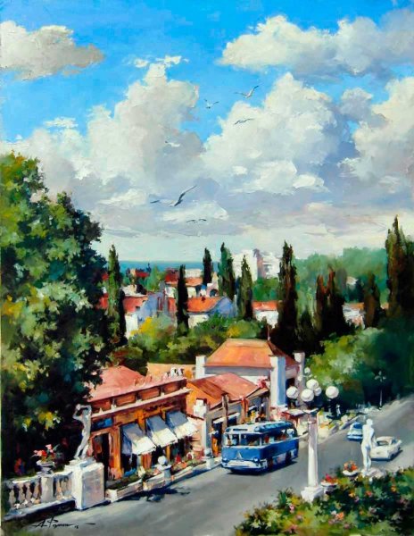 Очень красивый пейзаж Сочи