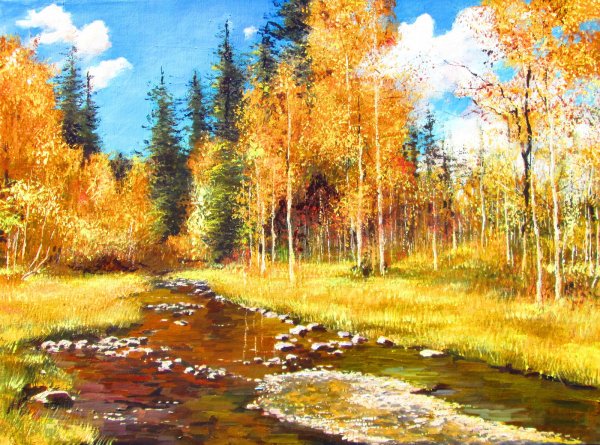 Алексей Мосман осенние пейзажи картины