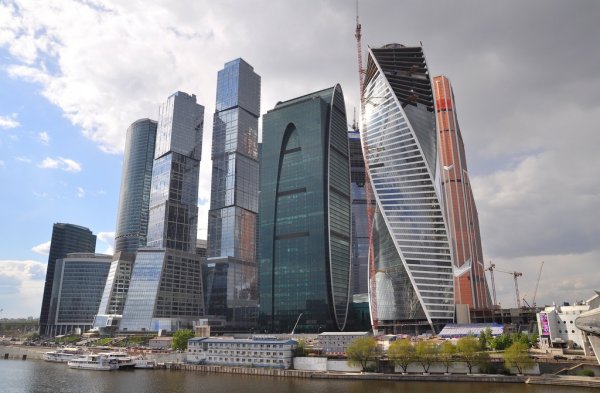 Городской пейзаж Москва Сити