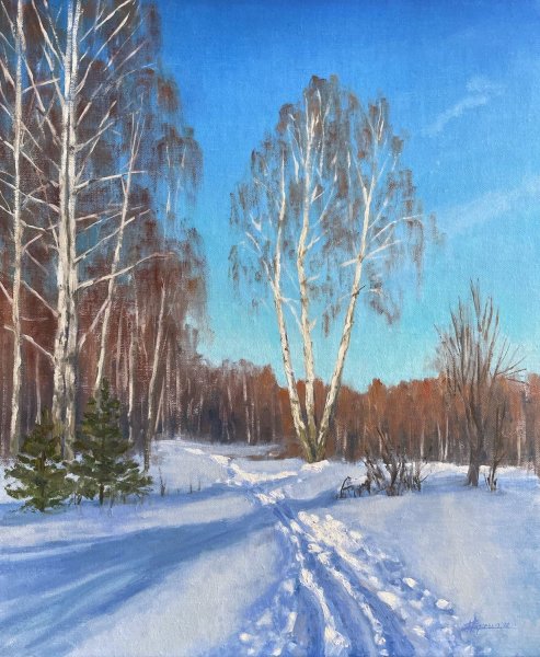 Грабарь Игорь Эммануилович Февральская лазурь