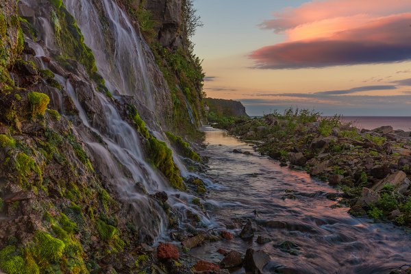 Стена водопадов Итуруп