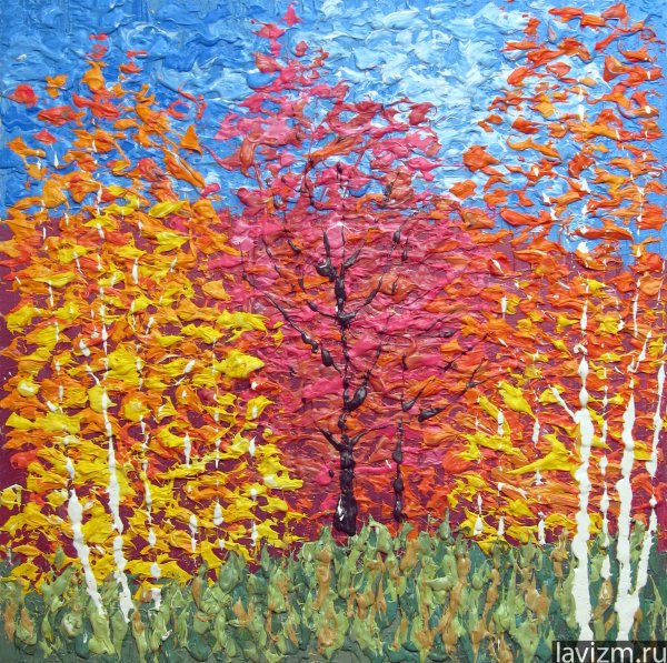 Рисование мазками для детей