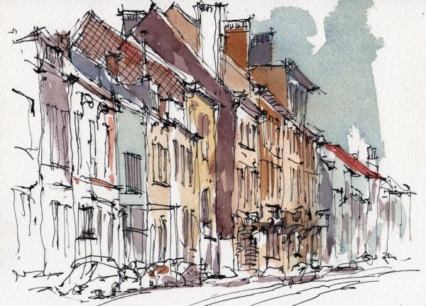 Питер Шиллер акварель