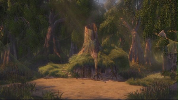 Дом Шрека на болоте 4к