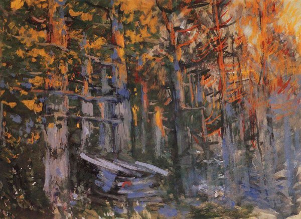 Константин Коровин картины Охотино