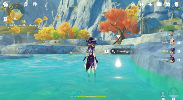 Озеро Лухуа загадка Genshin Impact