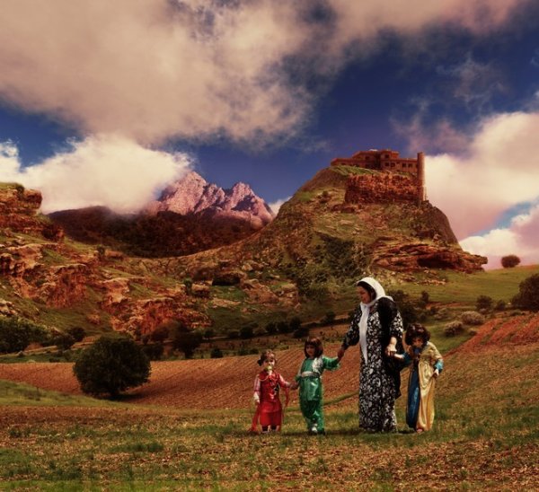 Красивые горы в Ираке