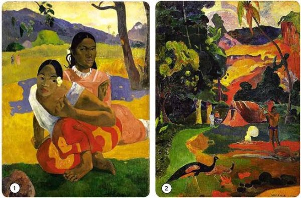 Поль Гоген Таитянский пейзаж