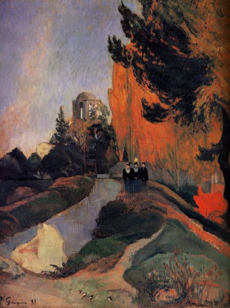 Поль Гоген виноградники в Арле