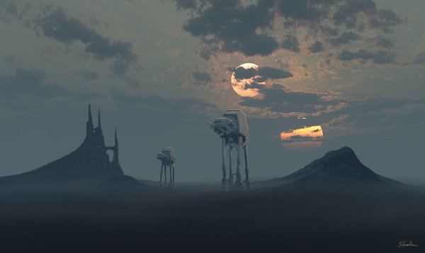 Пейзажи из Звездных войн