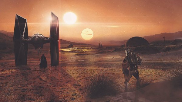 Боба Фетт в пустыне