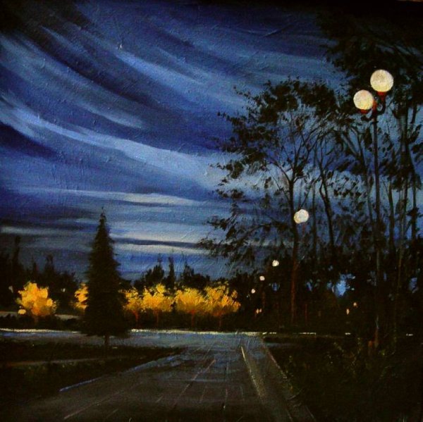 Картина вечер