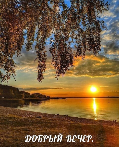 Пейзаж закат