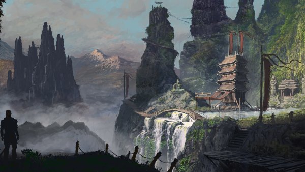 Самурай храм Art