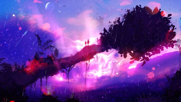 Фиолетовые арты