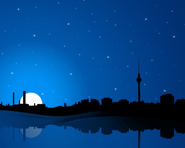 Векторная Графика пейзаж