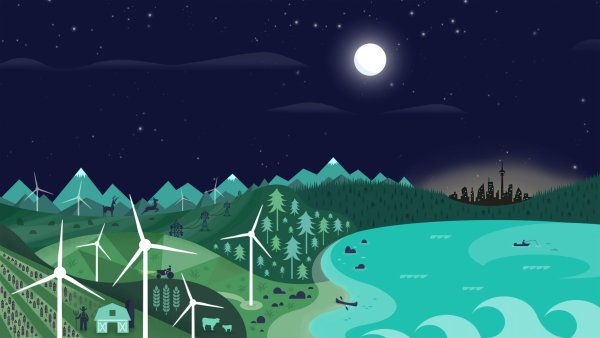 Ночной город вектор