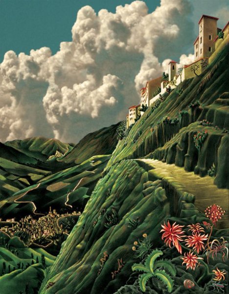 Мауриц Эшер пейзажи