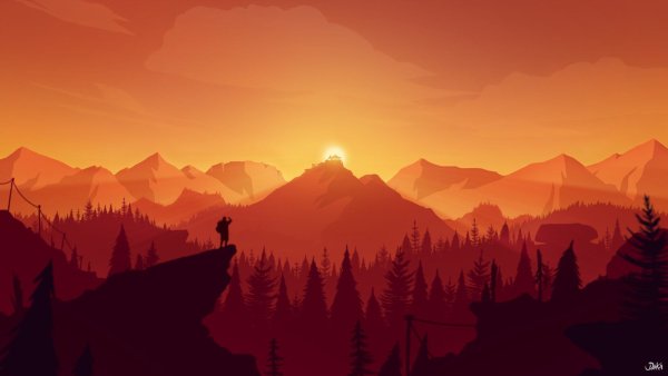 Фон Firewatch 4k