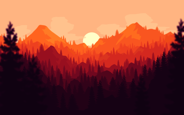 Фон Firewatch 4k