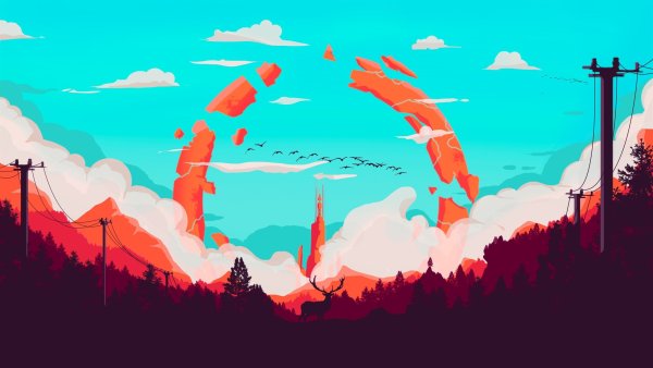 Минималистические пейзажи