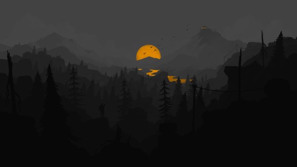 Фон Firewatch 4k