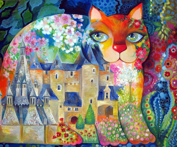 Оксана Заика коты домики