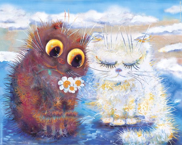 Борис Касьянов художник коты