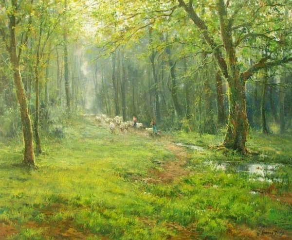 Лесные пейзажи Григория Мясоедова