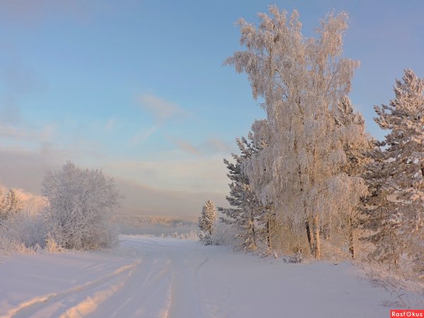 Зимний пейзаж Ангарска