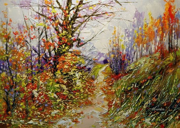 Александр Ходюков осень картины
