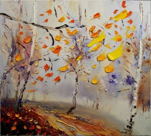 Осенние пейзажи художник Вадим Столяров