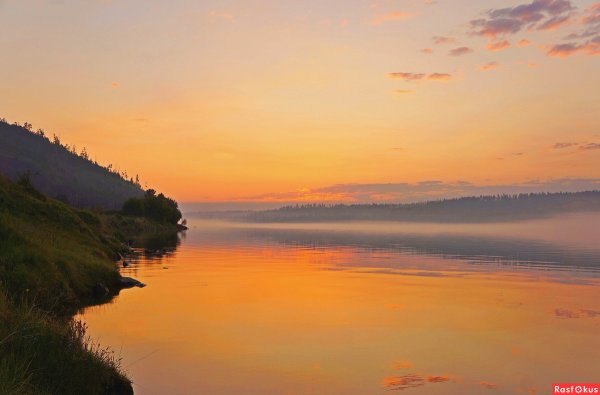 Пейзаж ангары фото