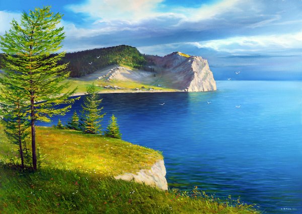 Улица Урицкого Иркутск живопись