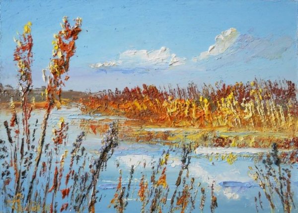 Вадим Столяров картины маслом мастихином