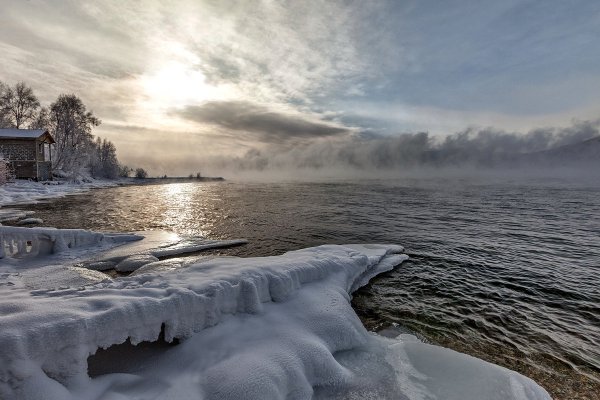 Река Ангара Богучаны