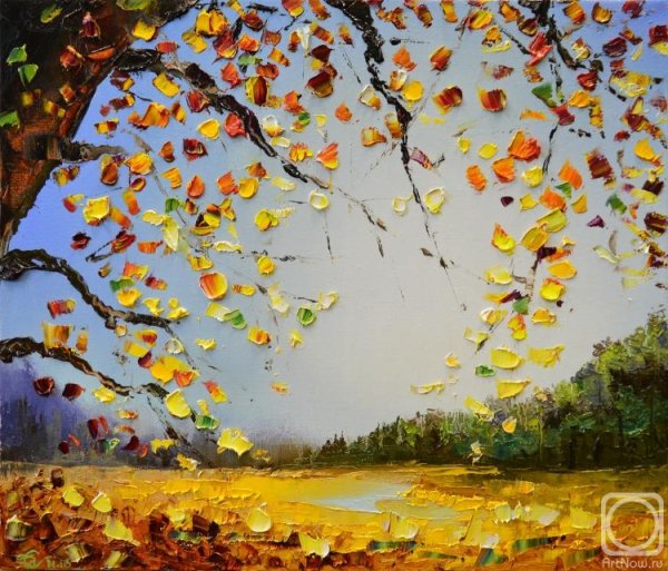 Художник Вадим Столяров поздняя осень