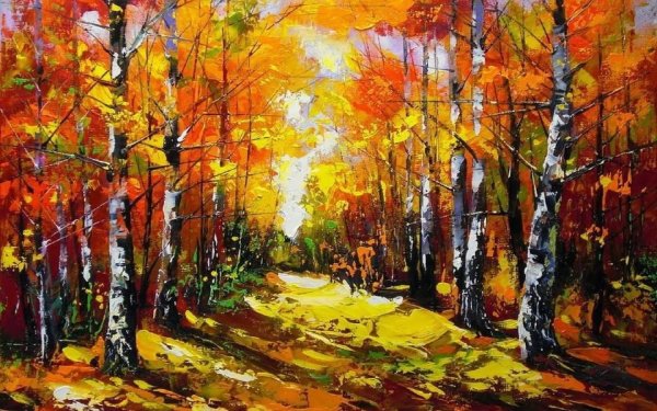 Александр Ходюков осенние пейзажи