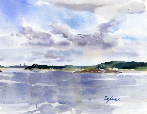 Пленэр Этюд море