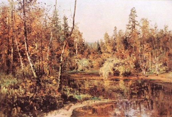 Поленов «осень в Абрамцеве», 1890 .