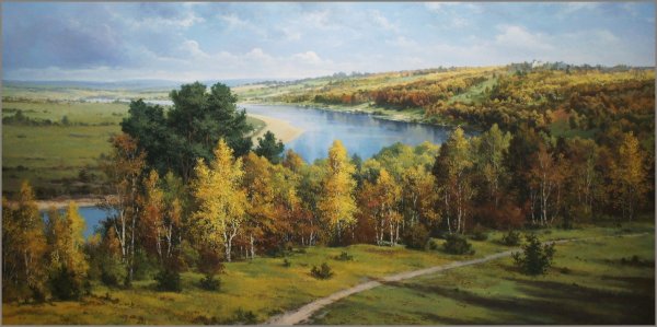 Василий Поленов осень в Абрамцево