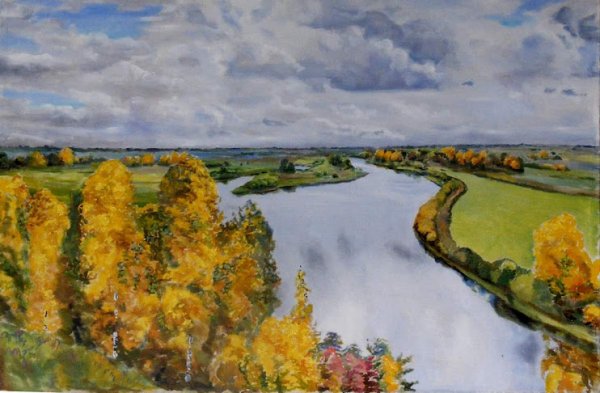 Поленов осень в Абрамцево