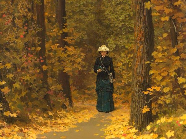 Василий Дмитриевич Поленов ранний снег