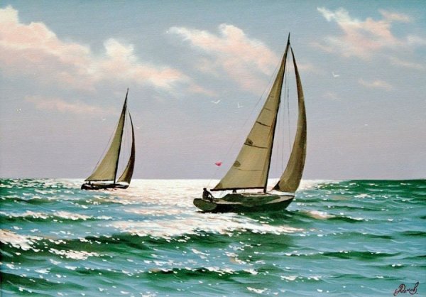 Художник маринист Сергей Лим